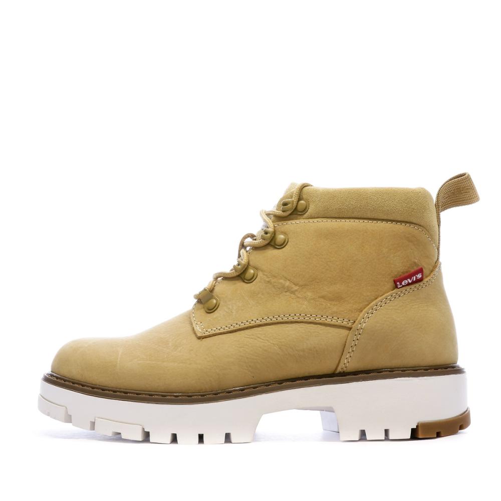 Boots Camel Femme Levi's Solvi Ankle pas cher