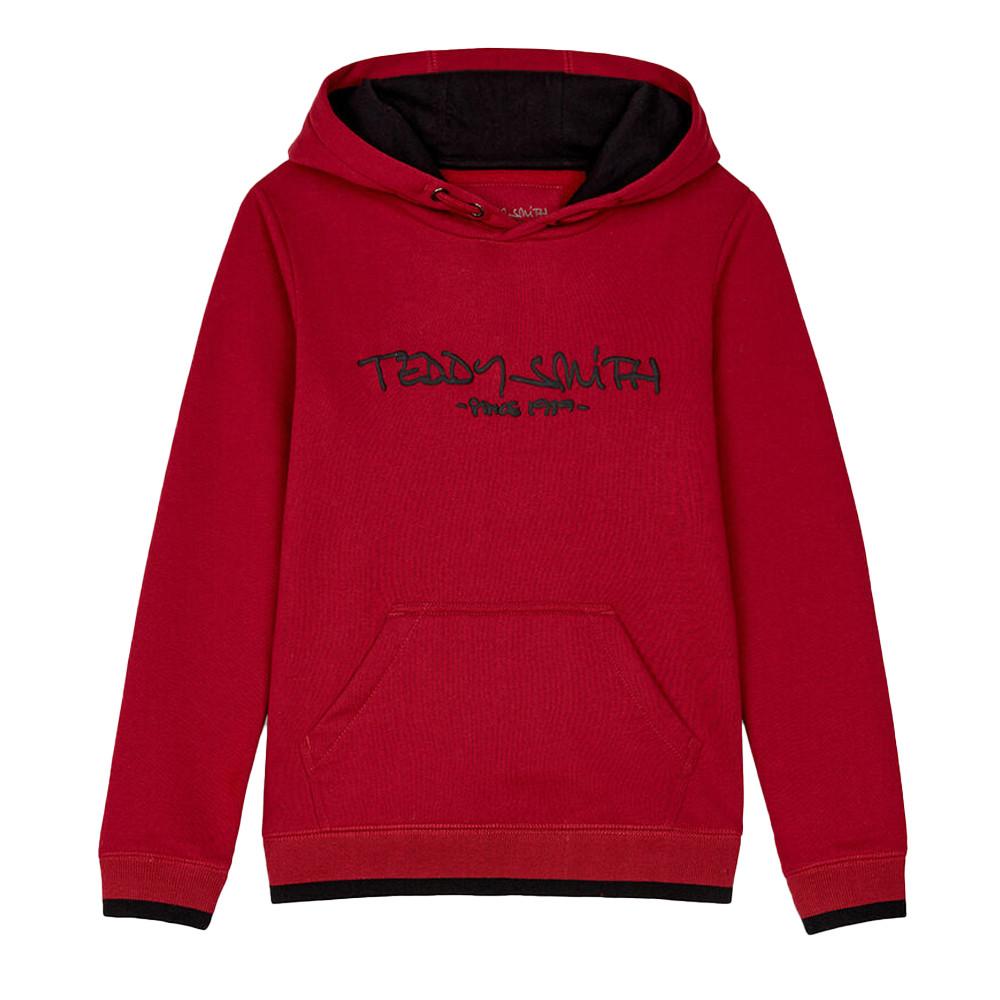 Sweat Rouge Garçon Teddy Smith Siclass pas cher