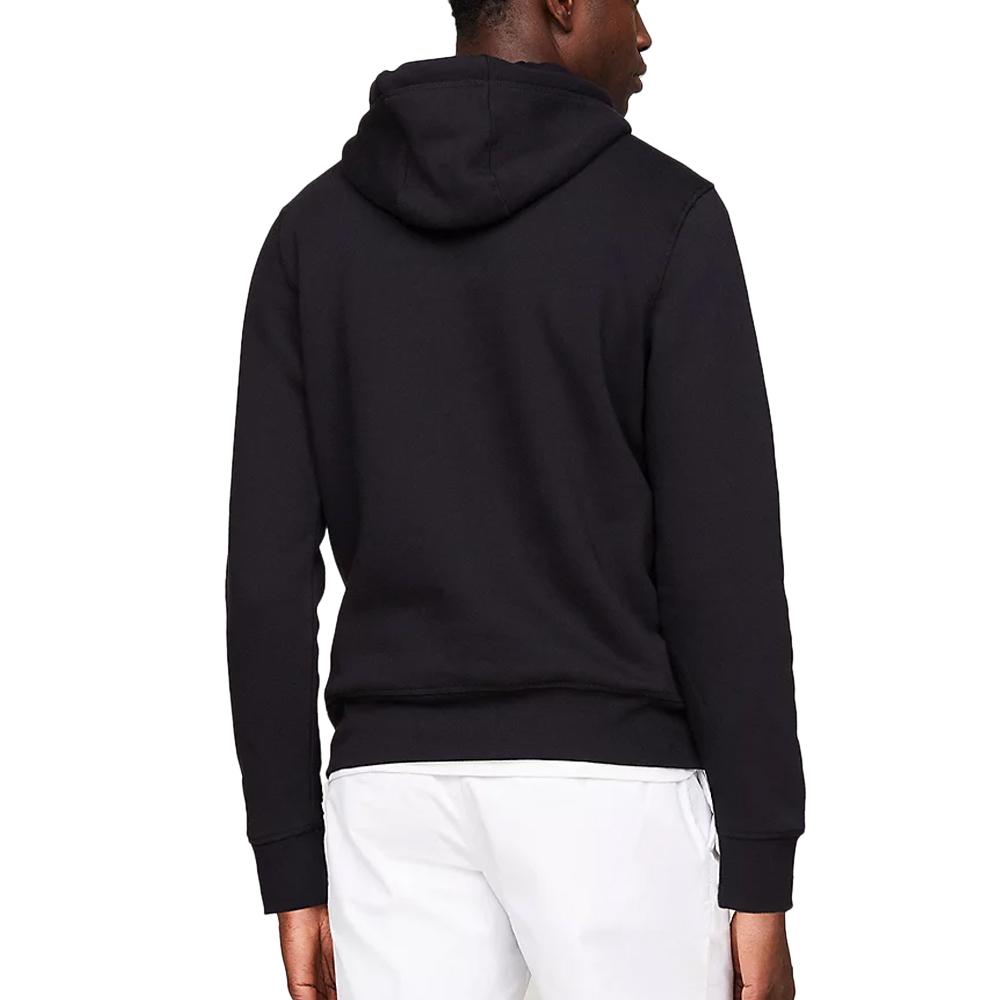 Sweat Noir Homme Tommy Hilfiger Hoody vue 2