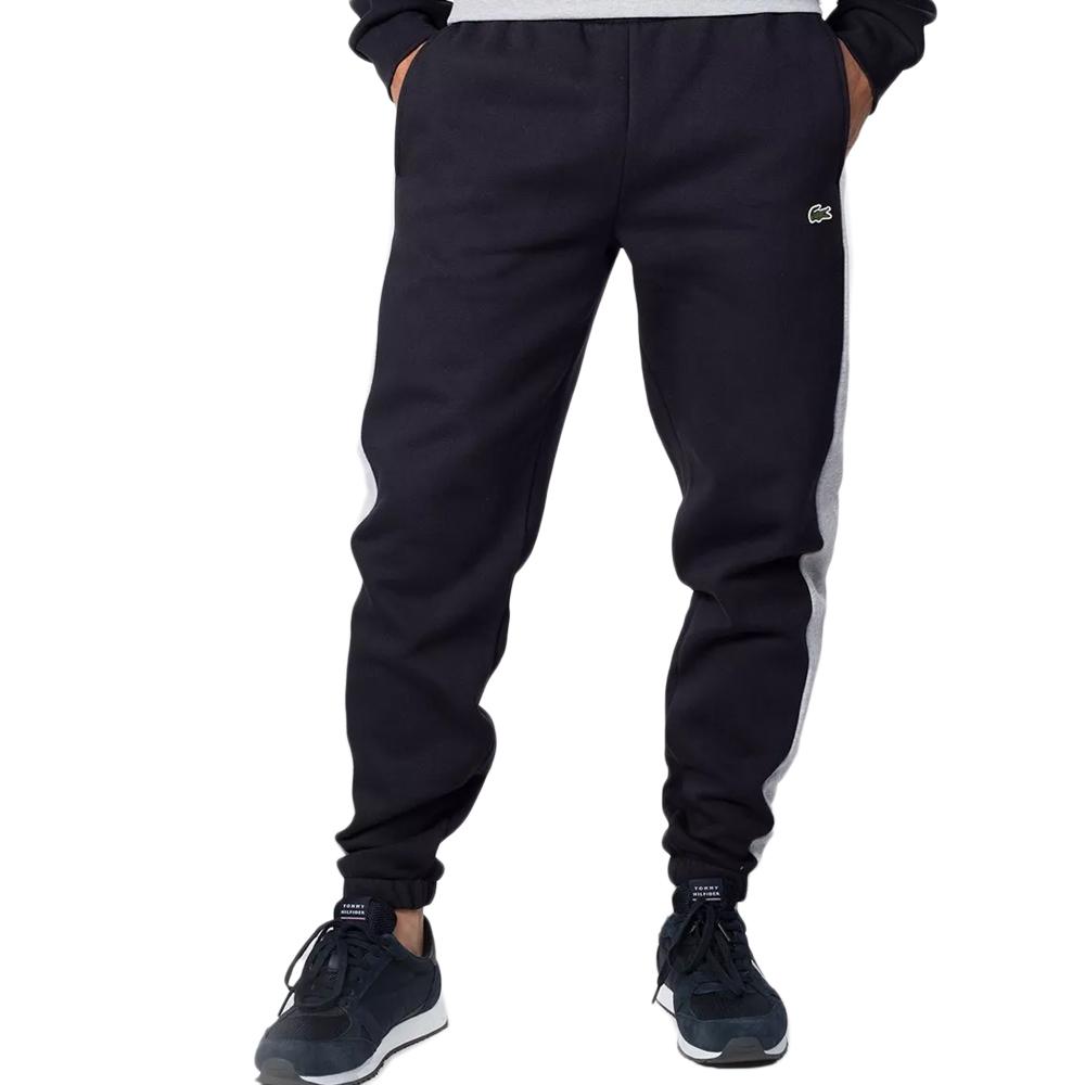 Jogging Noir Homme Lacoste XH8370 pas cher