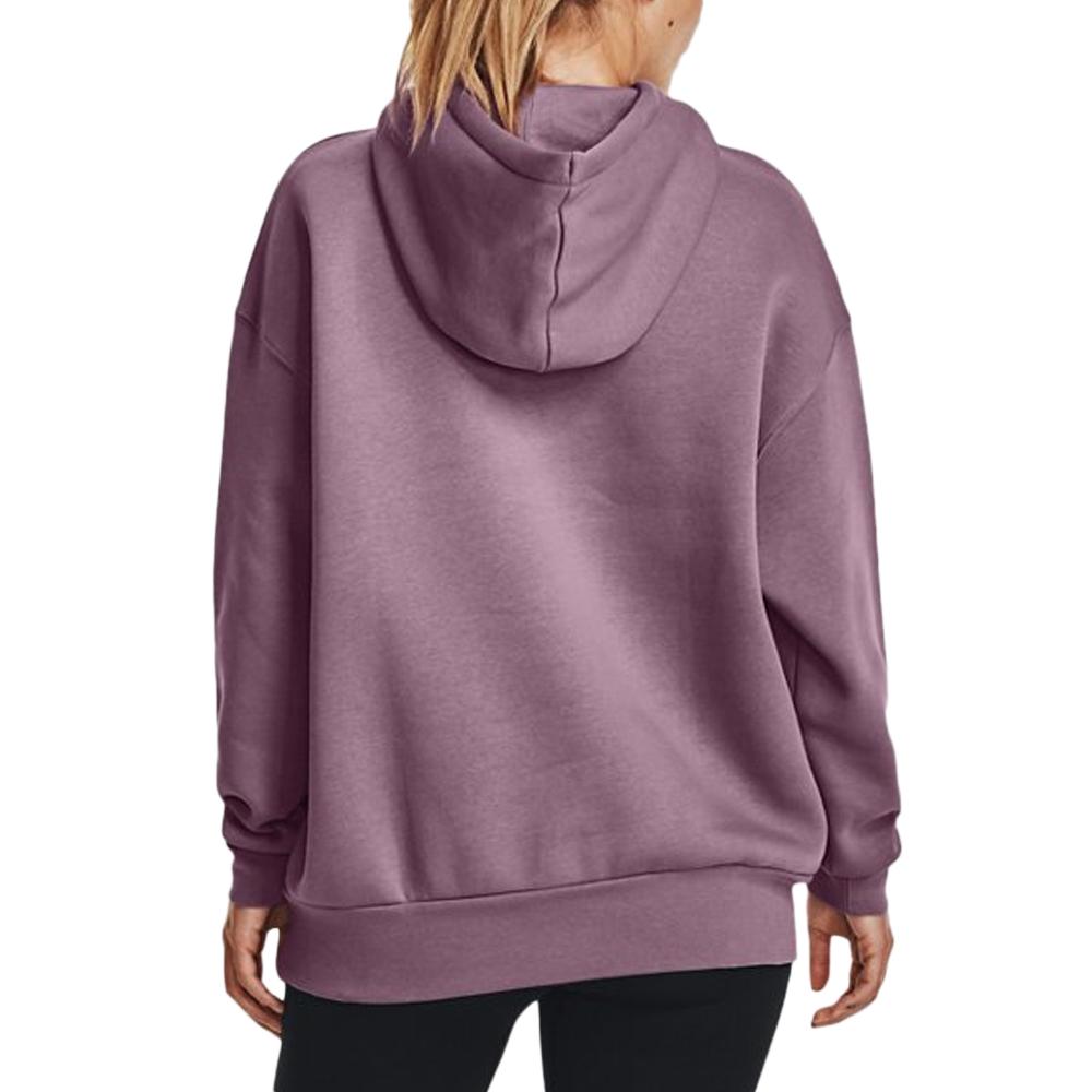 Sweat Mauve Femme Under Armour Essential Flc vue 2