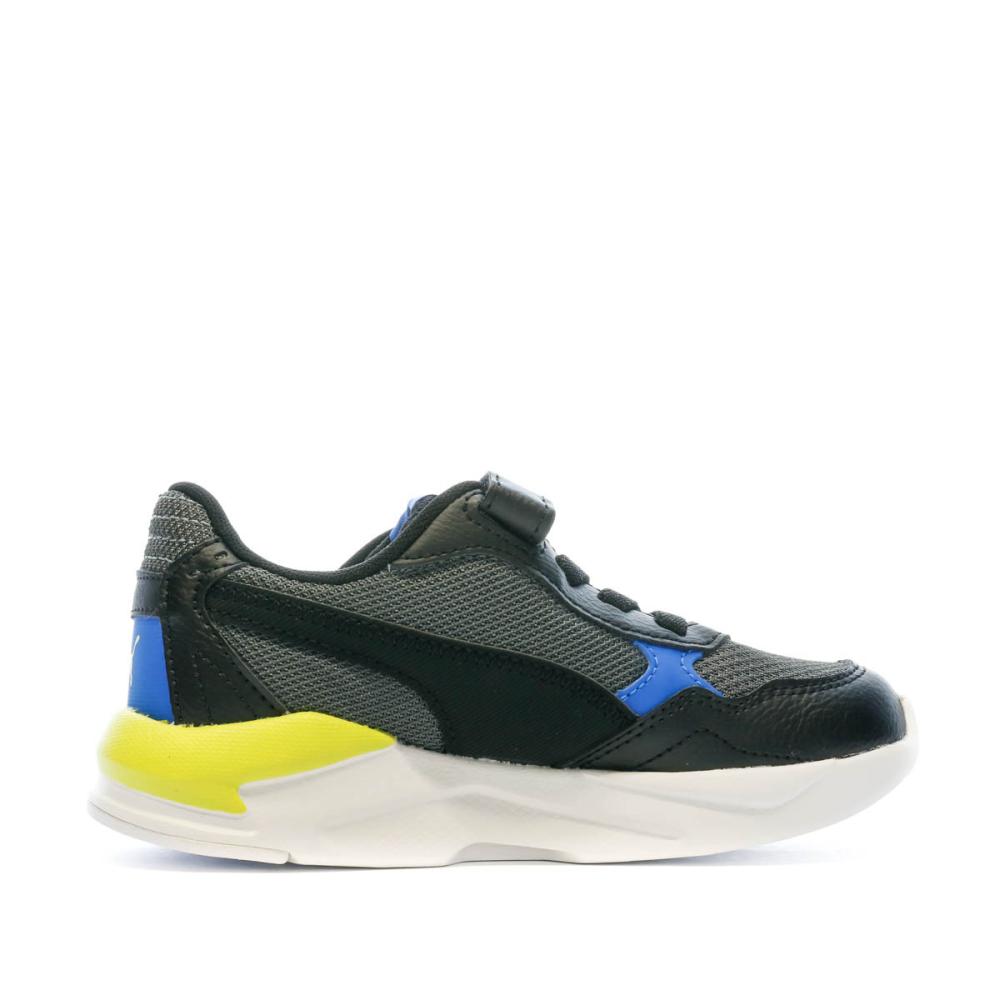 Baskets Noires Garçon Puma Speed Lite vue 2