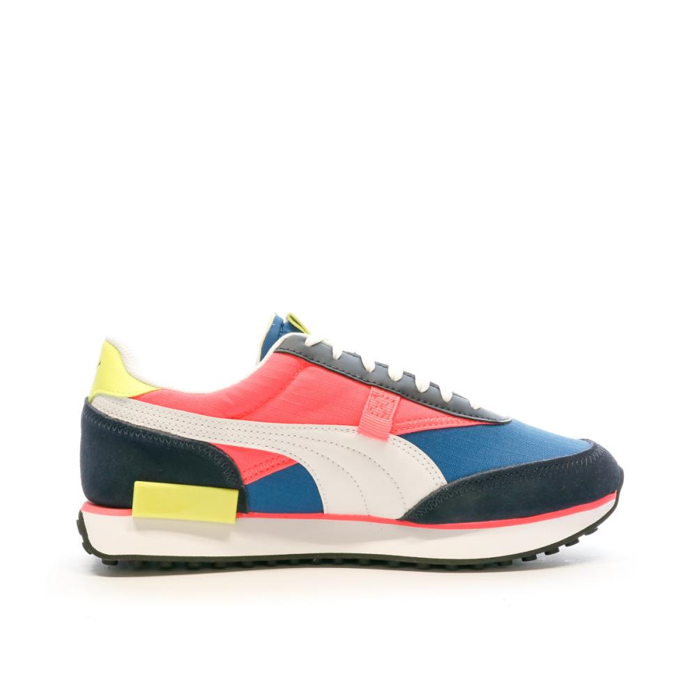 Baskets Blanches/Roses Homme Puma Future Rider Play On vue 2