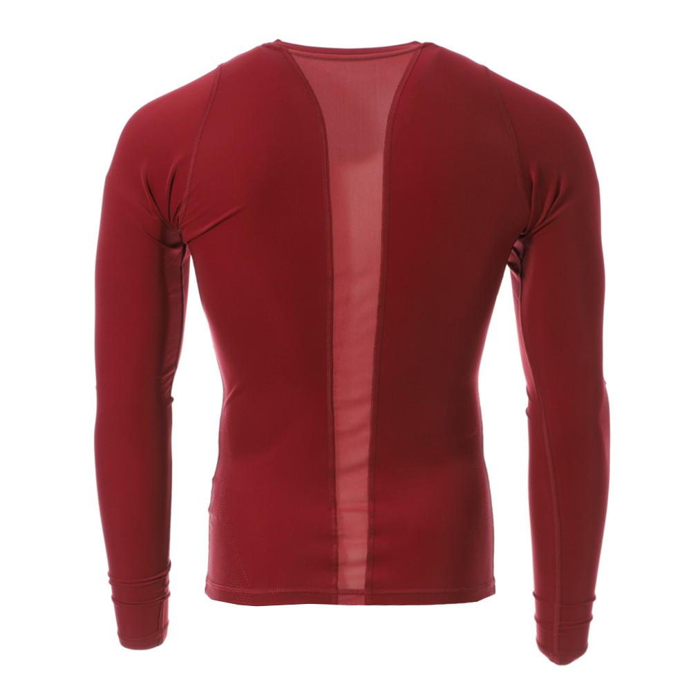 T-shirt Manches Longues Rouge Homme Puma Exo vue 2