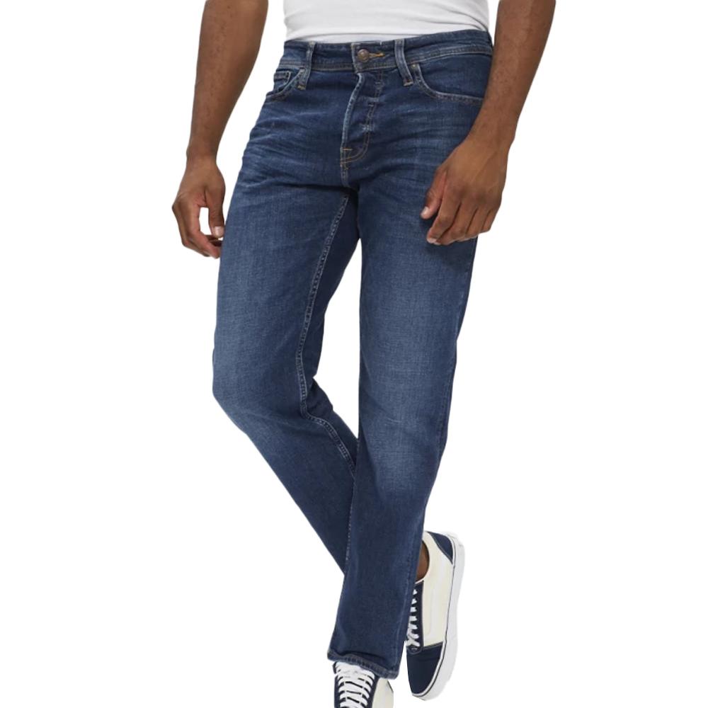 Jean Tapered Bleu Homme Jack & Jones Mike pas cher