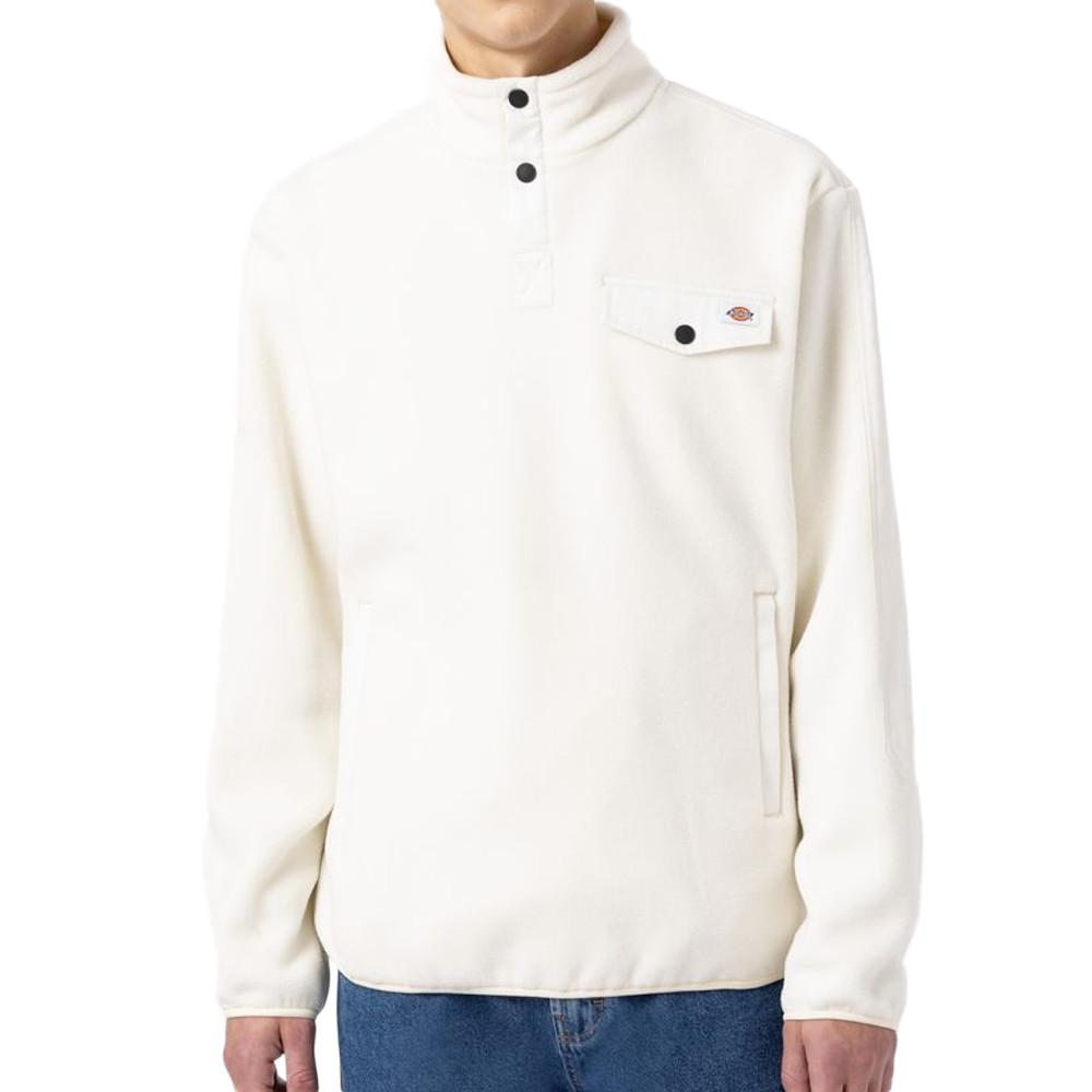 Sweat Polaire Blanc Homme Dickies Port Allen pas cher