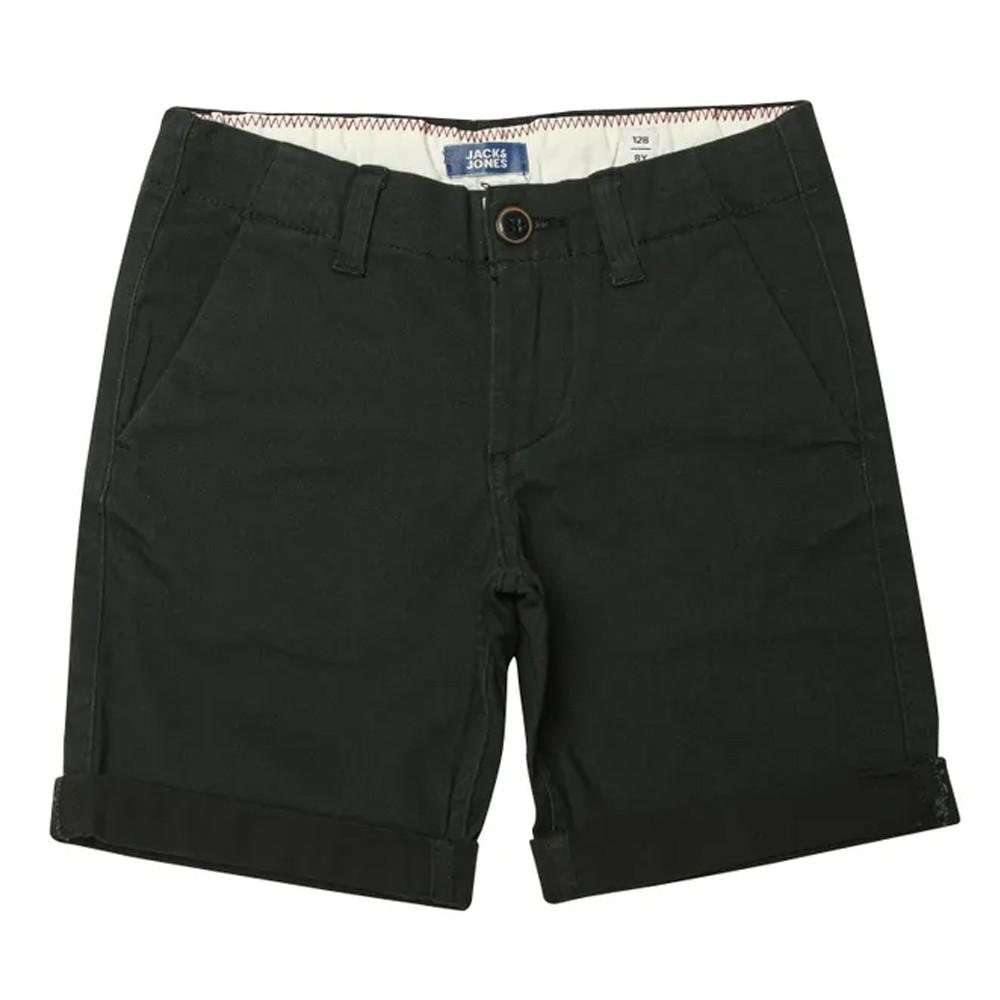 Short Chino Noir Garçon Jack & Jones Basic pas cher