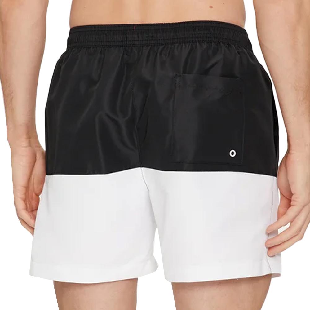 Short de bain Noir/Blanc Homme Calvin Klein Jeans KM0KM00994 vue 2