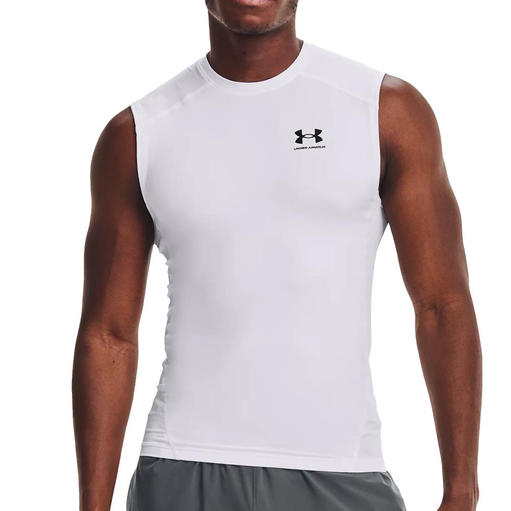 Débardeur Blanc Homme Under Armour 1361522 pas cher