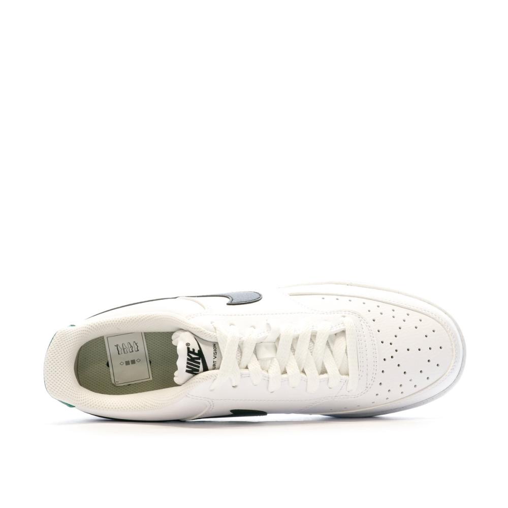 Baskets Blanches/Noires Homme Nike Court Vision vue 4