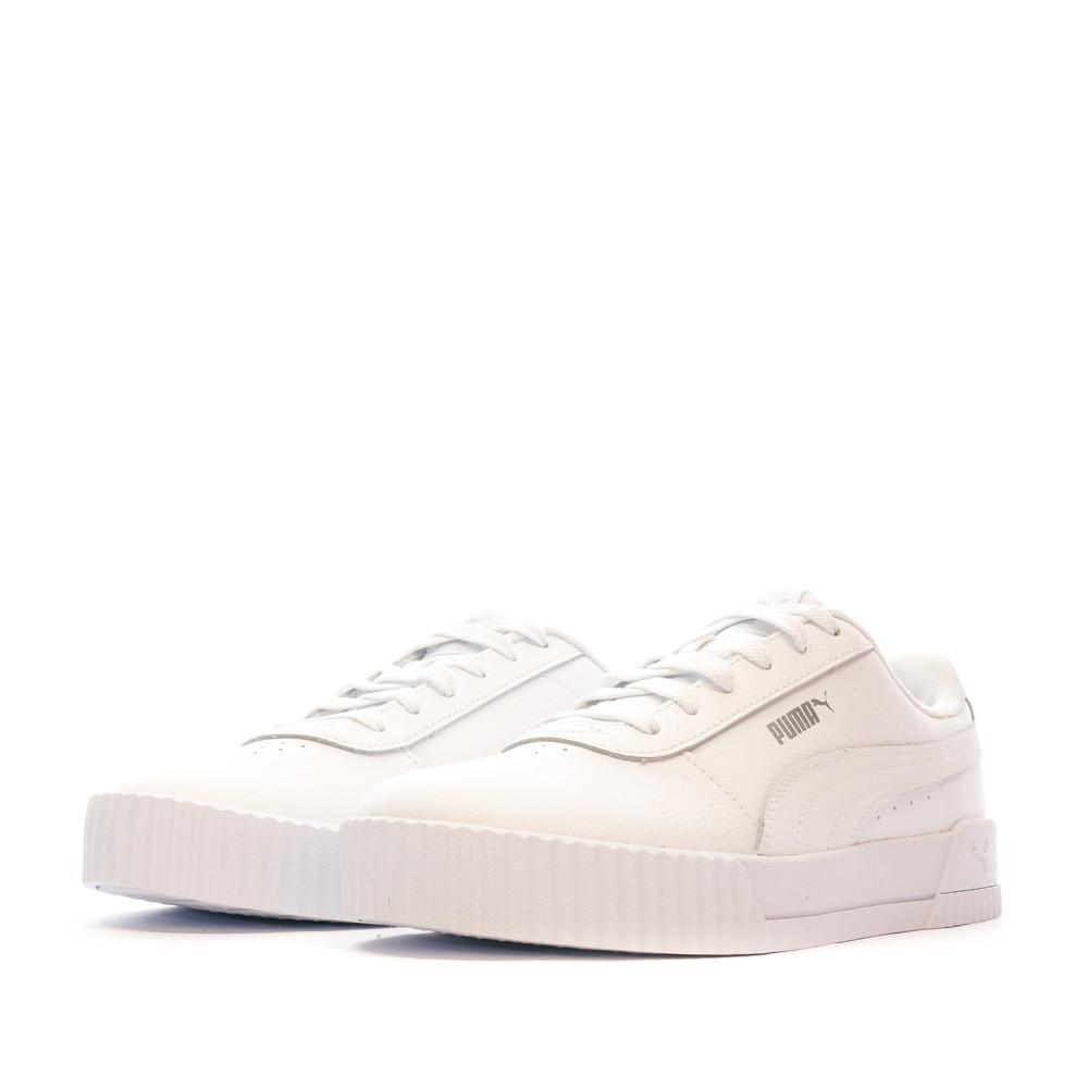 Baskets Blanche femme Puma CARINA vue 6