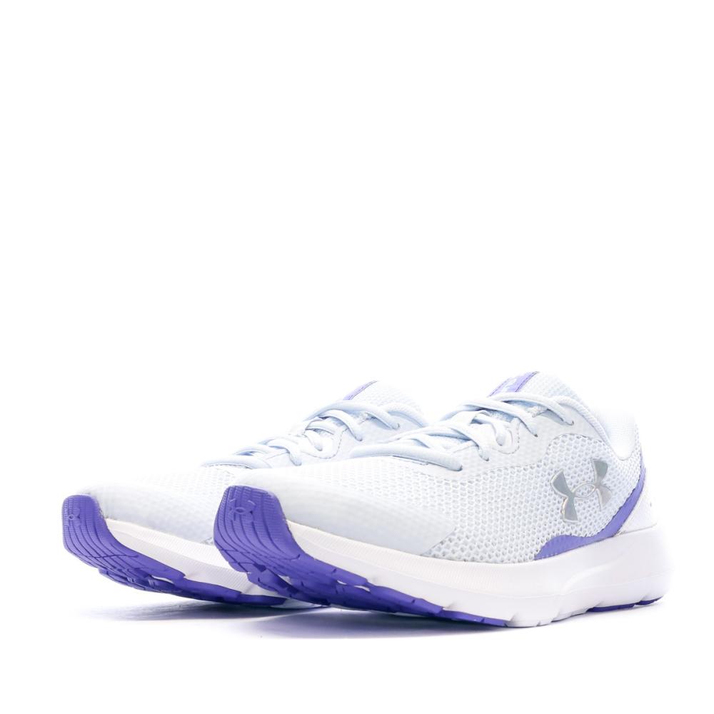 Chaussures de Sport Bleu/Mauve Fille Under Armour Surge 3 vue 6