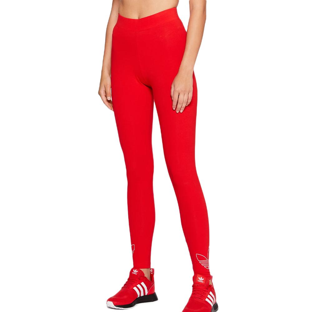 Legging rouge adidas femme sale