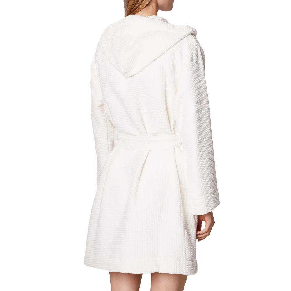 Peignoir Blanc Femme Tommy Hilfiger Bathrobe vue 2