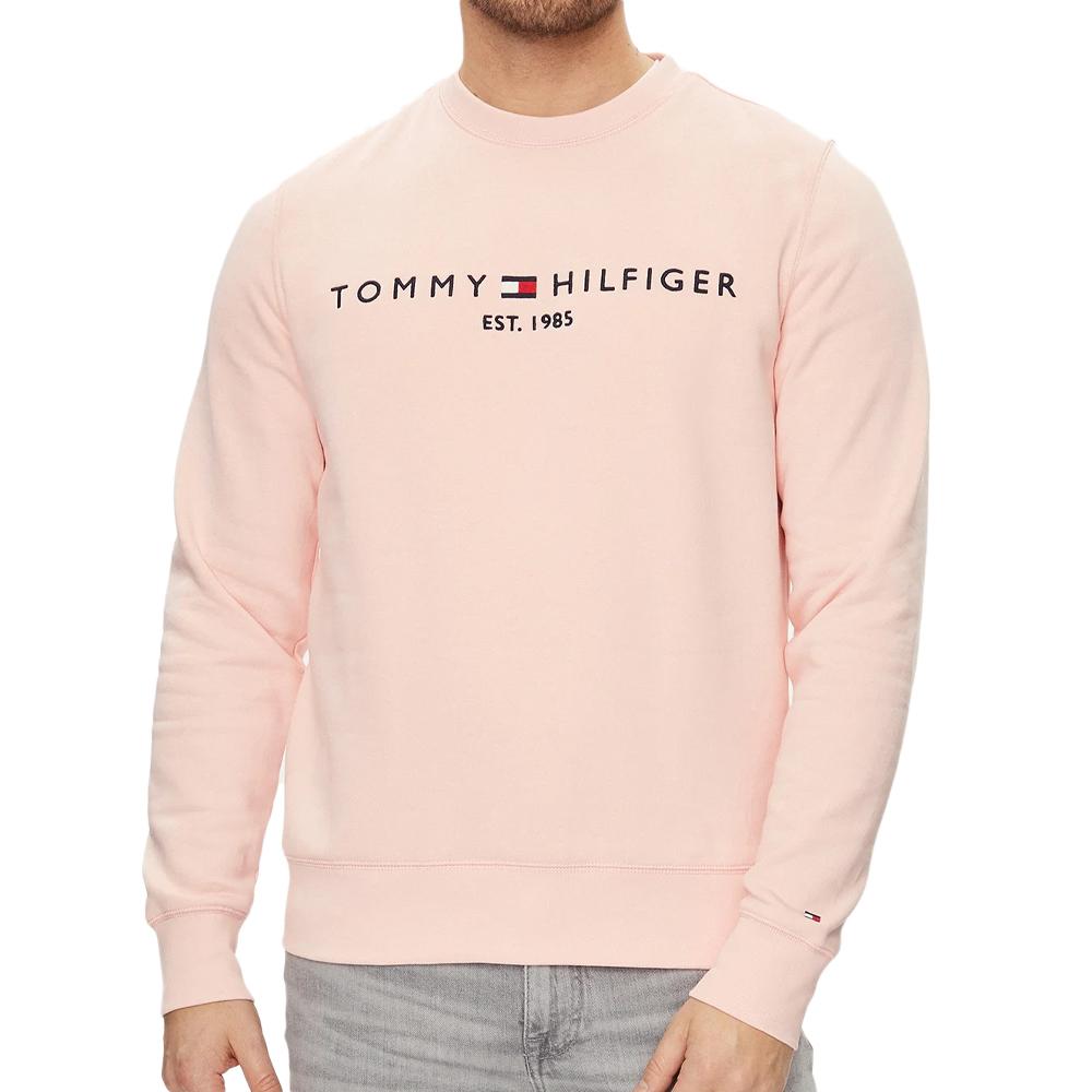 Sweat tommy hilfiger rose homme sale