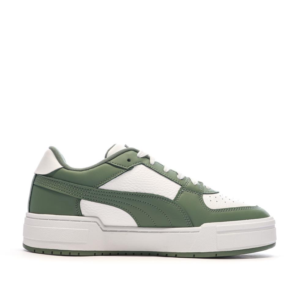 Baskets Blanches/Verts Homme Puma Pro Classic vue 2