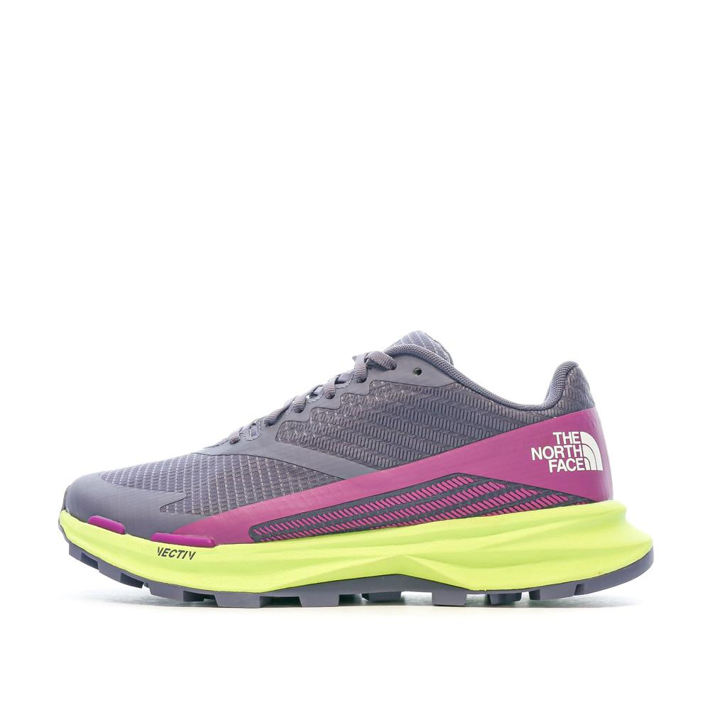 Chaussures de Trail Violette Femme The North Face Levitum pas cher