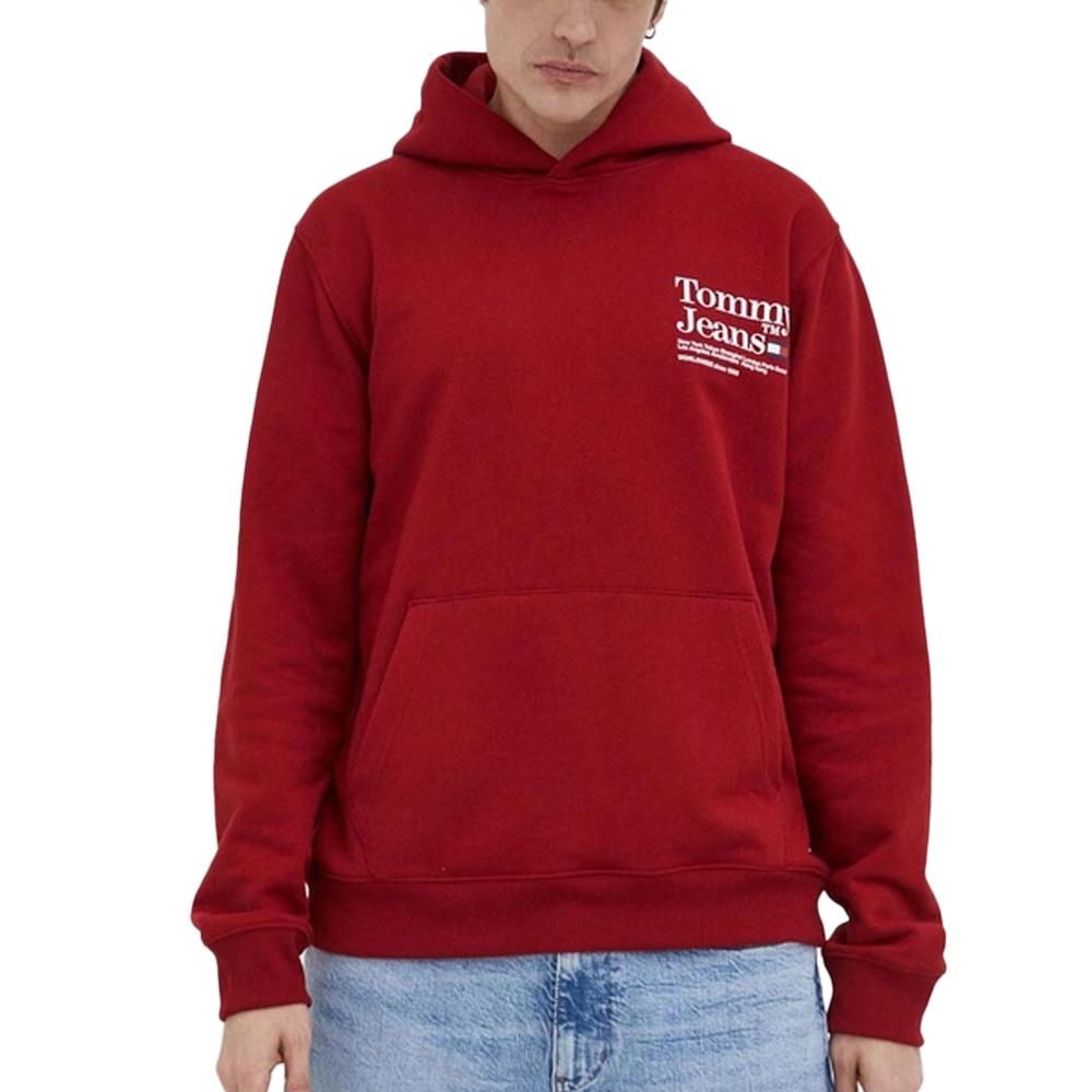 Sweat Rouge Homme Tommy Hilfiger DM0DM18860 pas cher