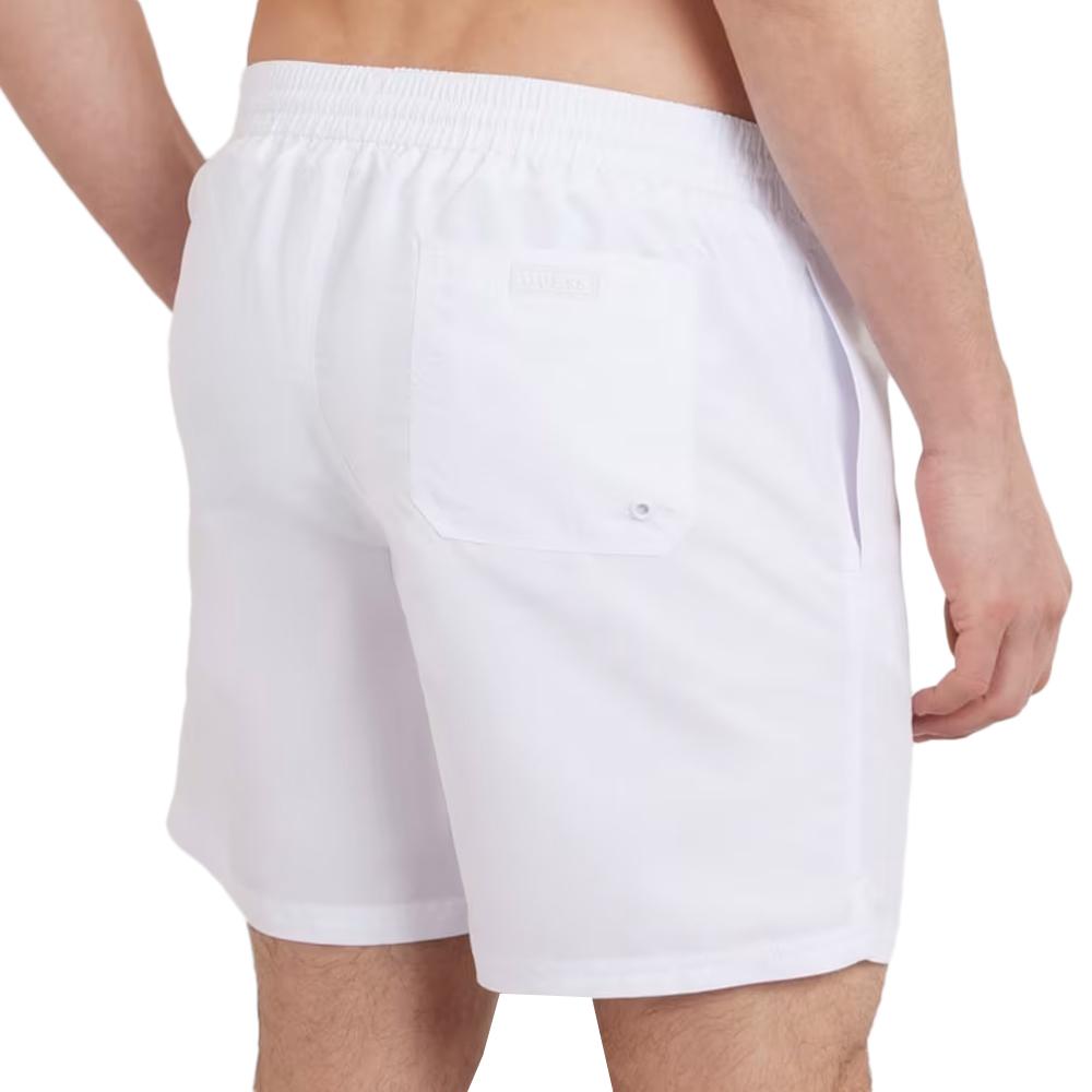 Maillot de bain Blanc Homme Guess Swimtrunk vue 2