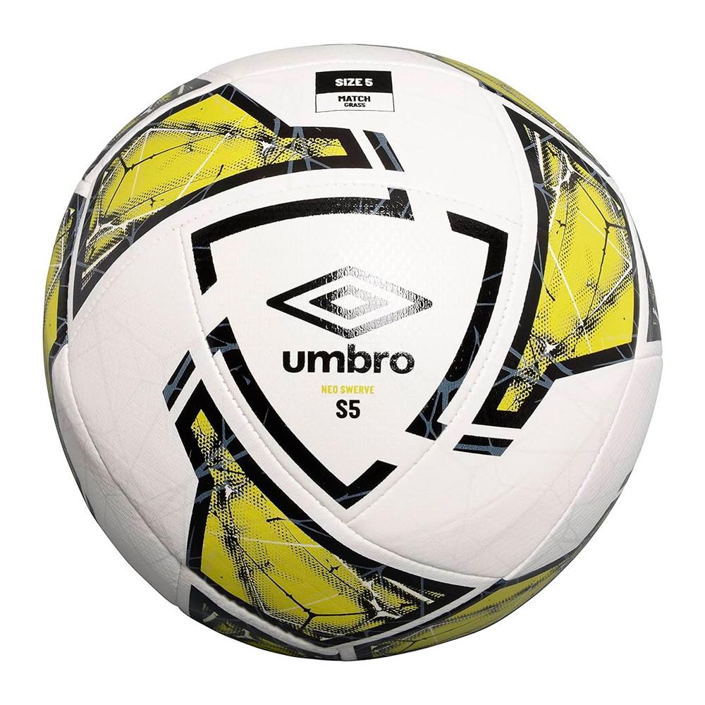 Ballon de Foot Blanc/Jaune Umbro Neo Equipe Ball T5 pas cher