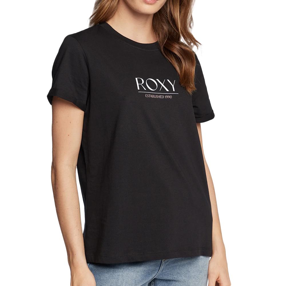 T-shirt Noir Femme Roxy Noon Ocean pas cher