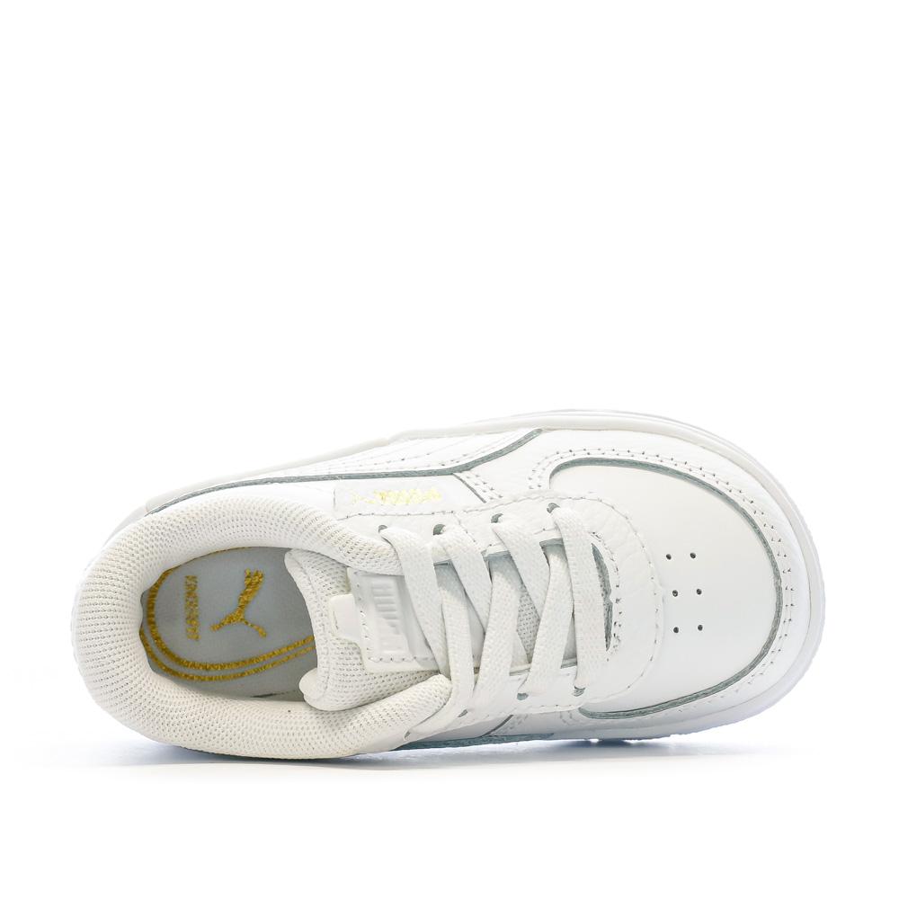 Baskets Blanches Garçon PUMA Cali Dream Snake vue 4