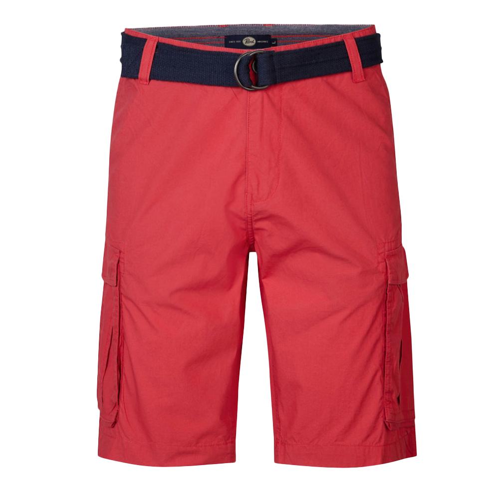 Short Rouge/Noir Homme Petrol Industries Cargo pas cher