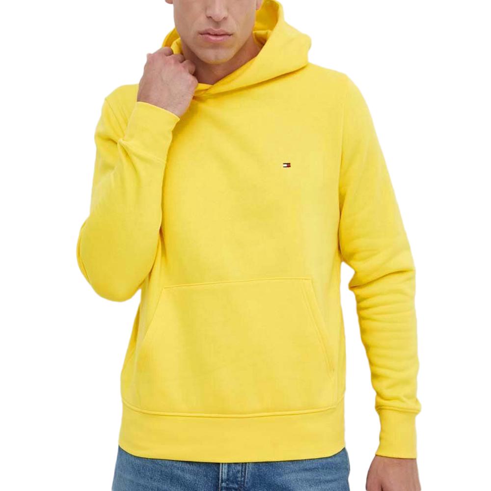 Sweat a capuche Jaune Homme Tommy Hilfiger Flag Logo