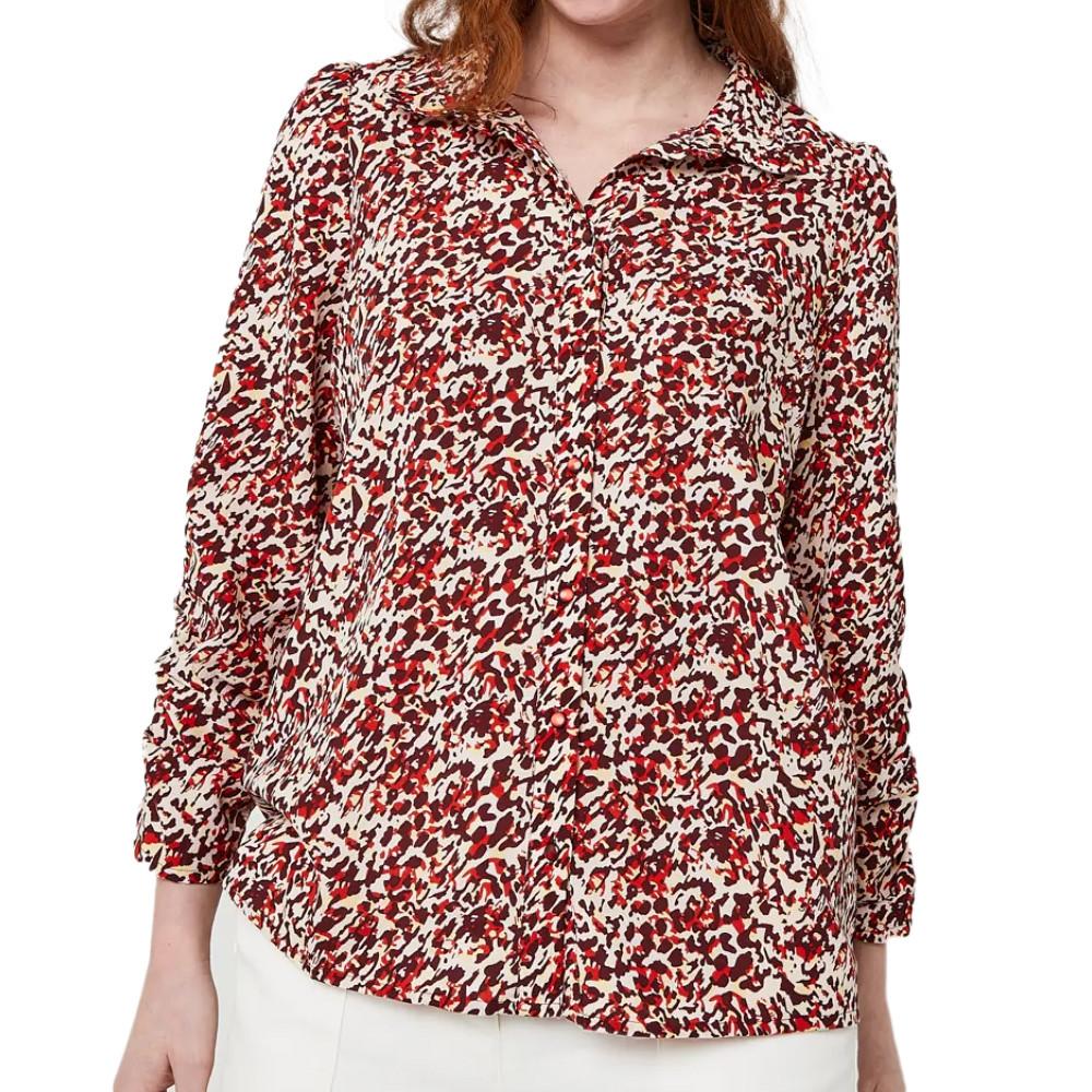 Blouse Beige/Rouge Femme Kaporal Gilane pas cher