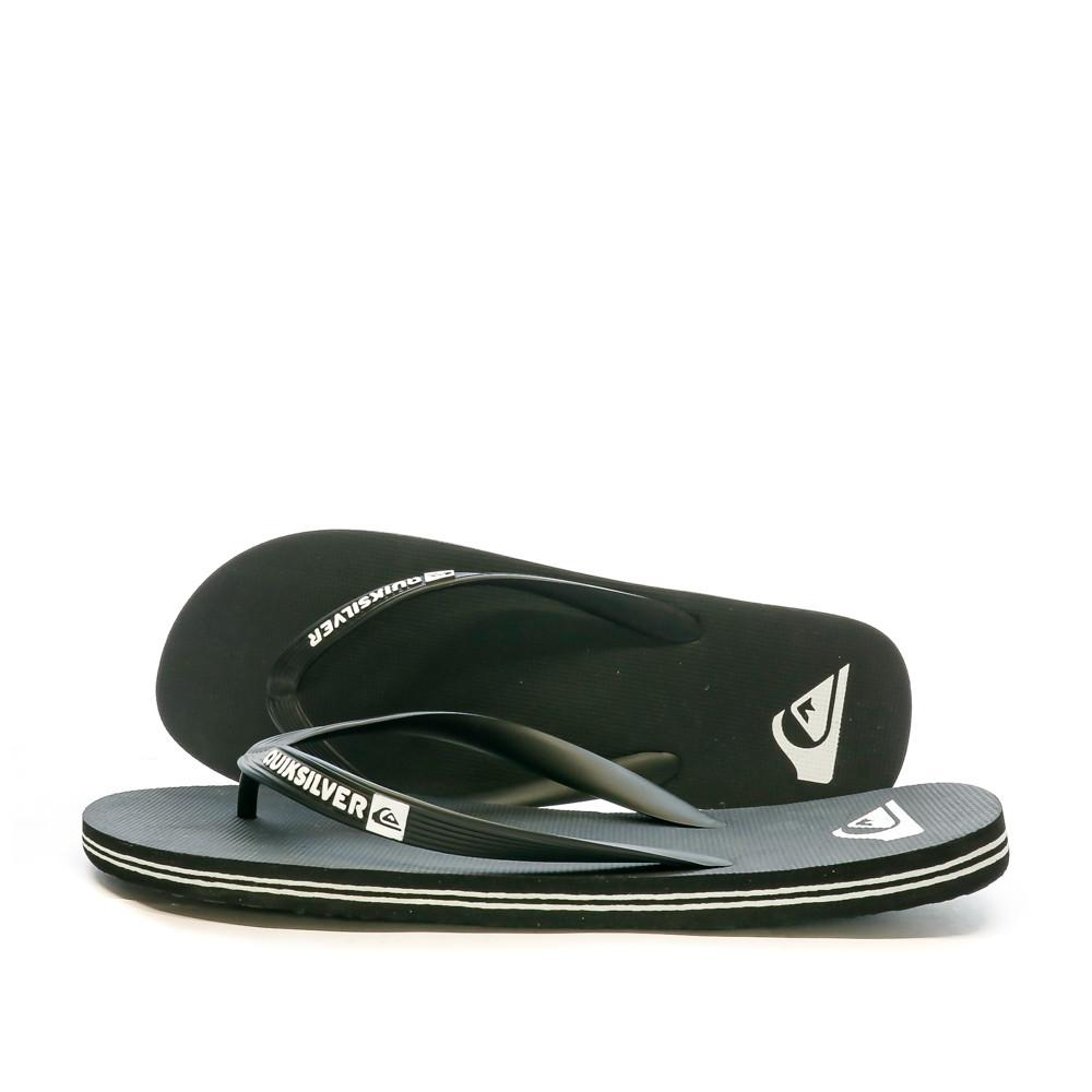 Tongs Noires Homme Quiksilver Molokai pas cher