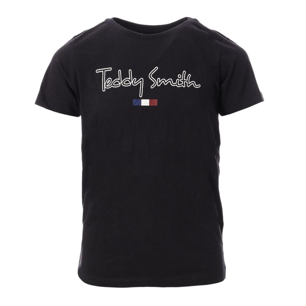 T-shirt Marine Garçon Teddy Smith Teven pas cher