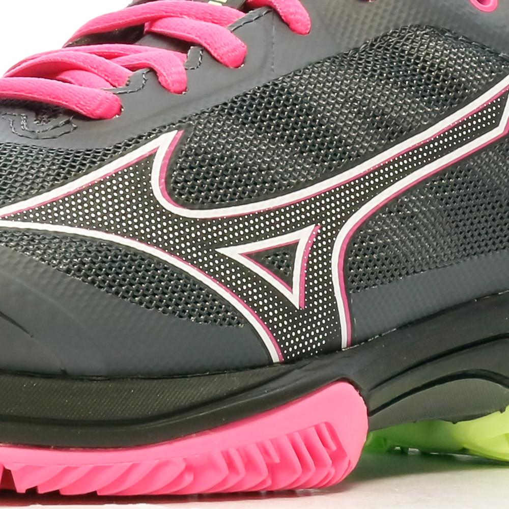 Chaussures de Padel Noir Femme MizunoWave Exceed Light vue 7