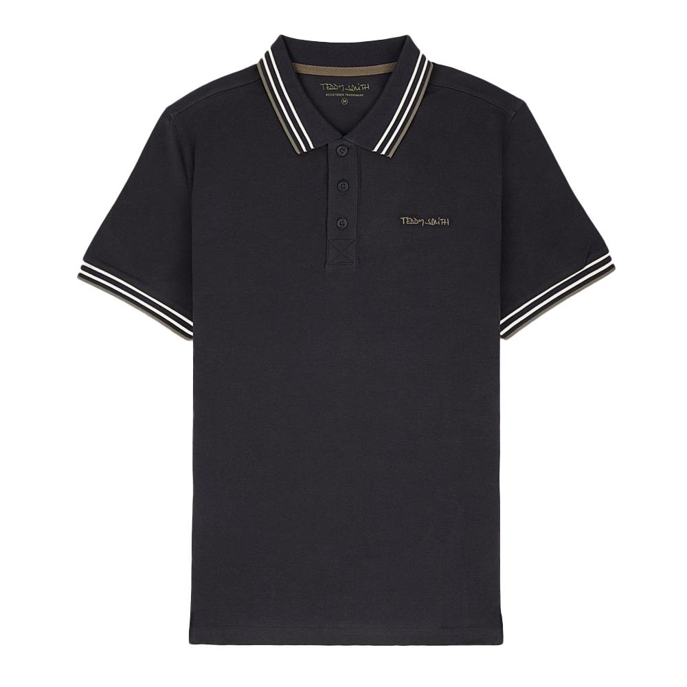 Polo Marine/Blanc Homme Teddy Smith Pasian pas cher