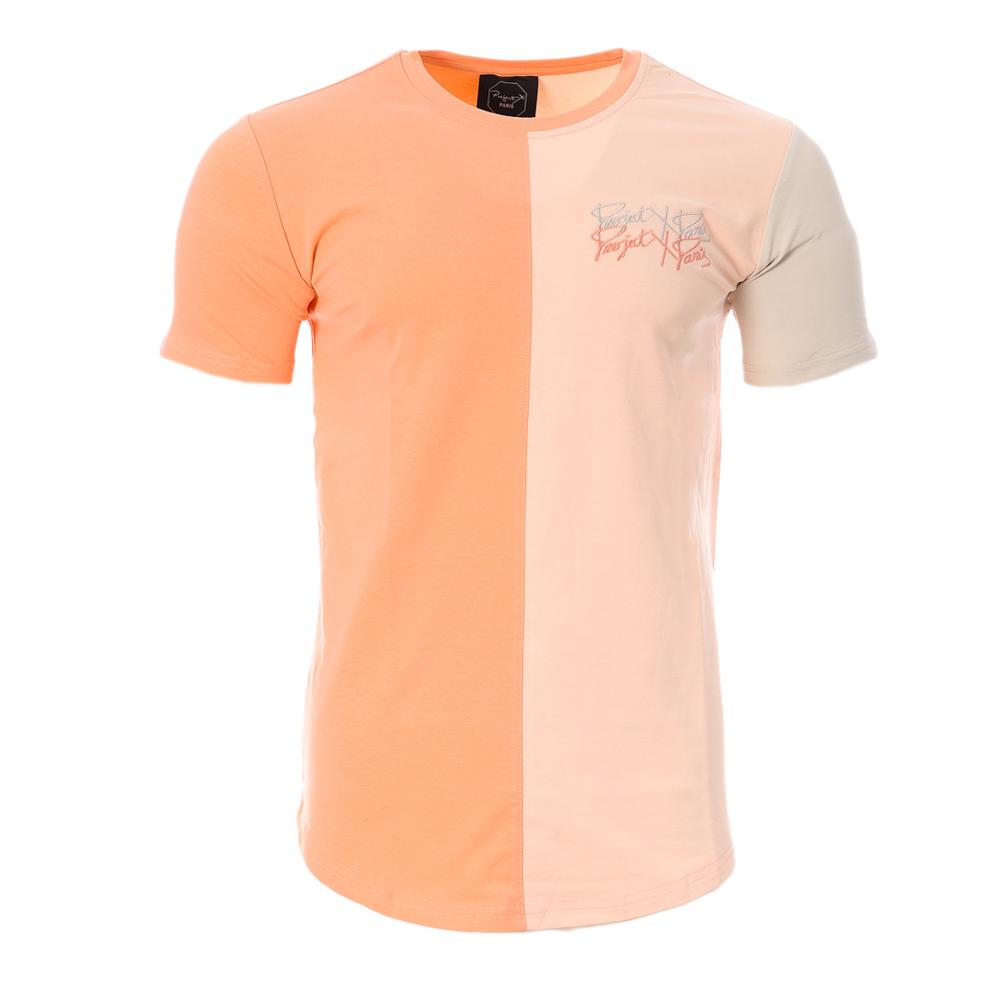 T-shirt Orange Homme Project X Paris 2310030 pas cher