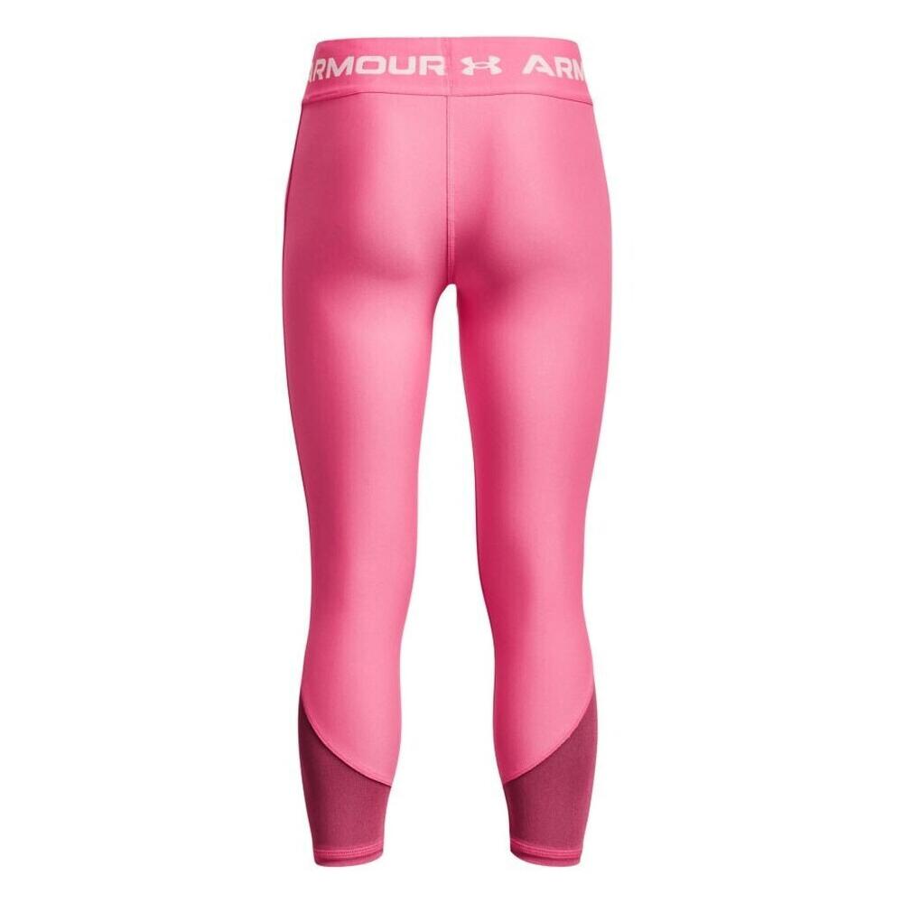 Legging Rose Fille Under Armour Ankle Crop vue 2