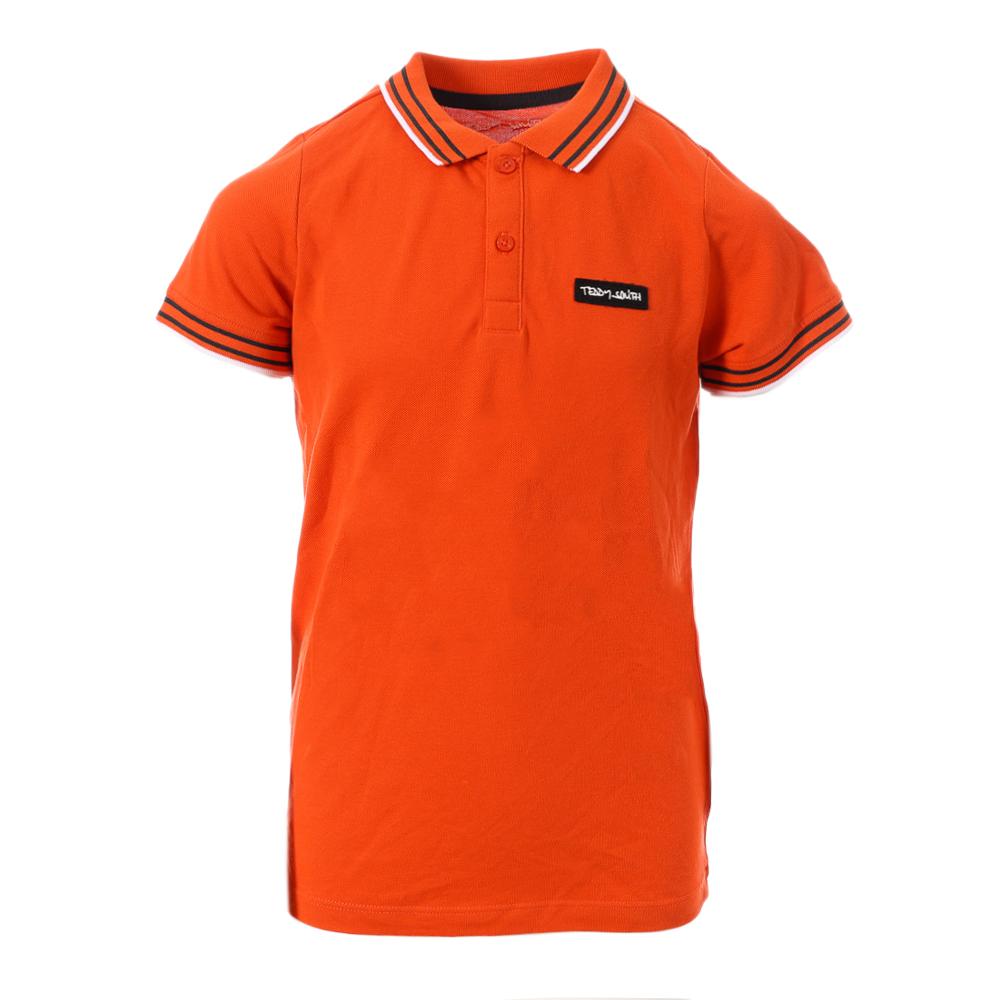 Polo Orange Garçon Teddy Smith Pasy 2 pas cher