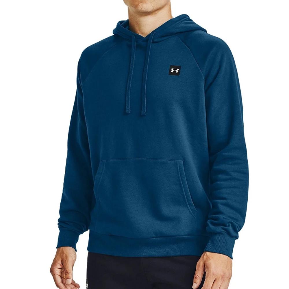 Sweat bleu homme Under Armour Rival Fleece Hoodie pas cher