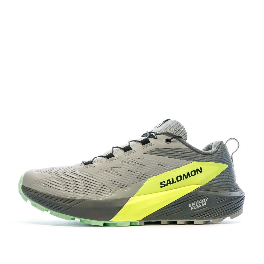 Chaussures de Trail Grise Homme Salomon Sense Ride 5 pas cher