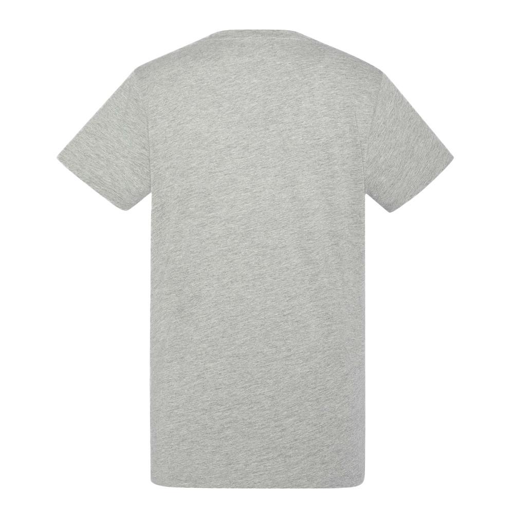 T-shirt Gris Homme Schott Vintage vue 2