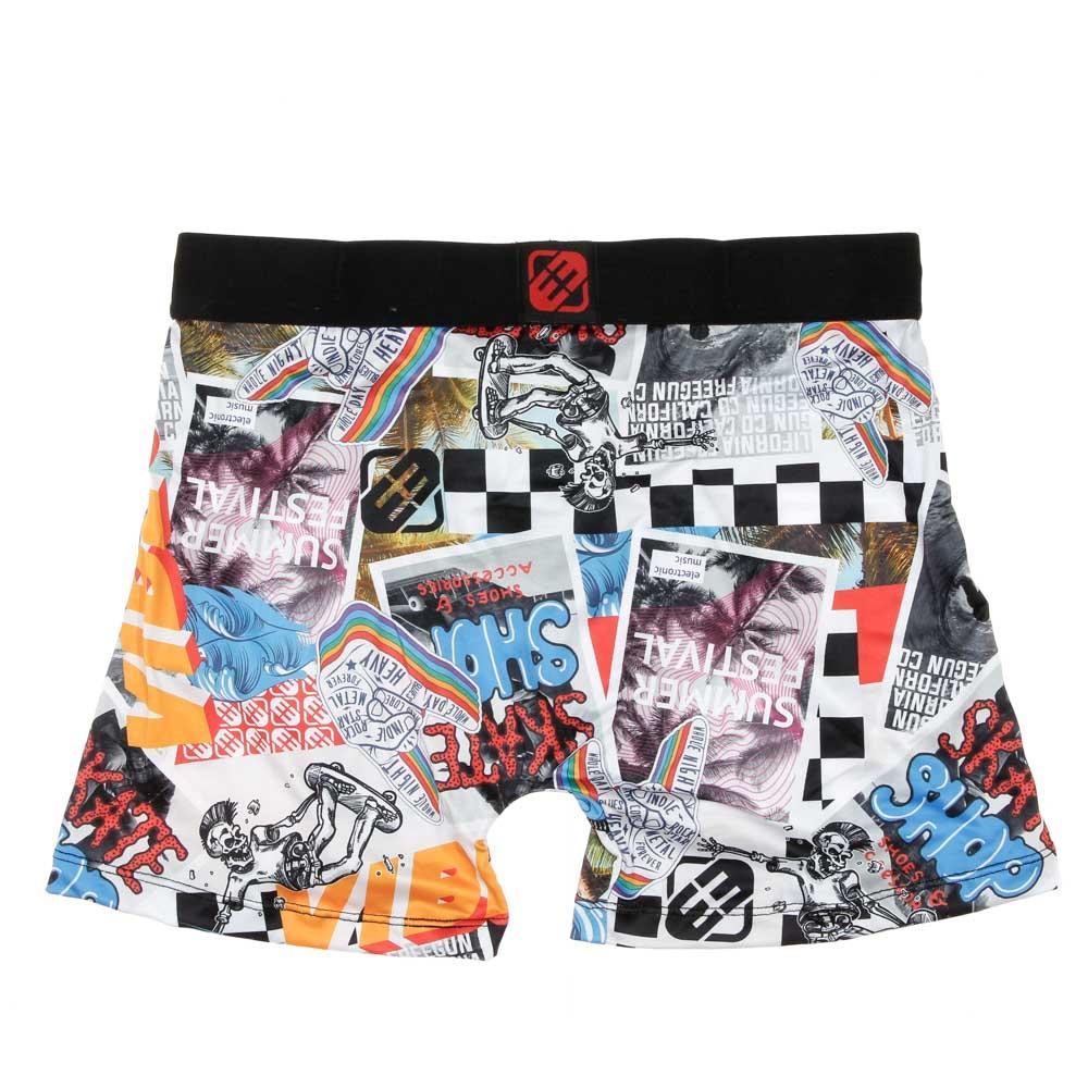 Boxer Noir/Rouge à Imprimés Homme Freegun Fes vue 2