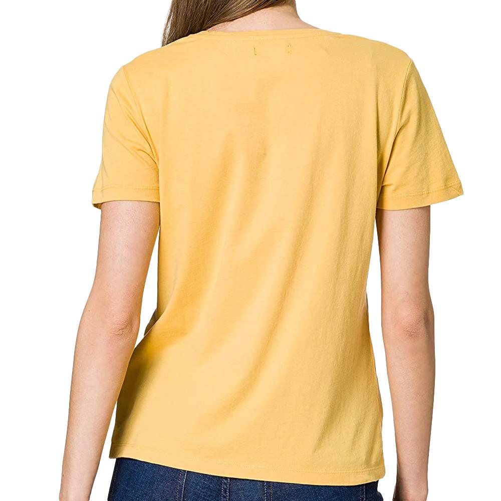 T-shirt Jaune Femme Superdry LightWeight vue 2