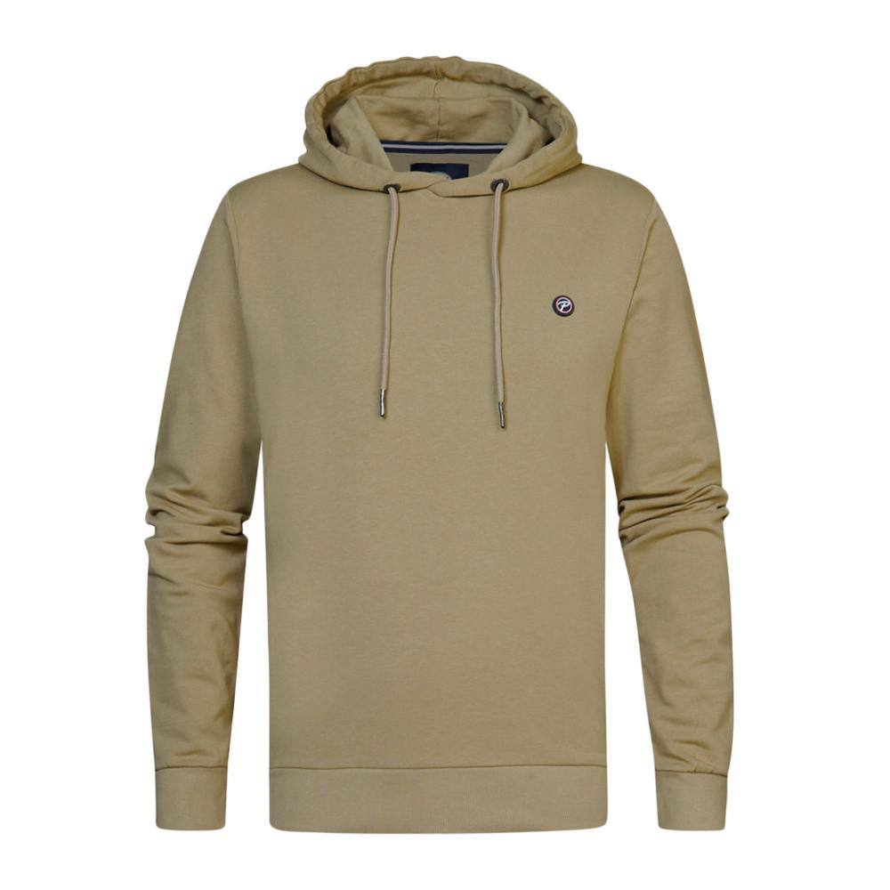 Sweat à Capuche Kaki Homme Petrol Industries Hooded LTT pas cher