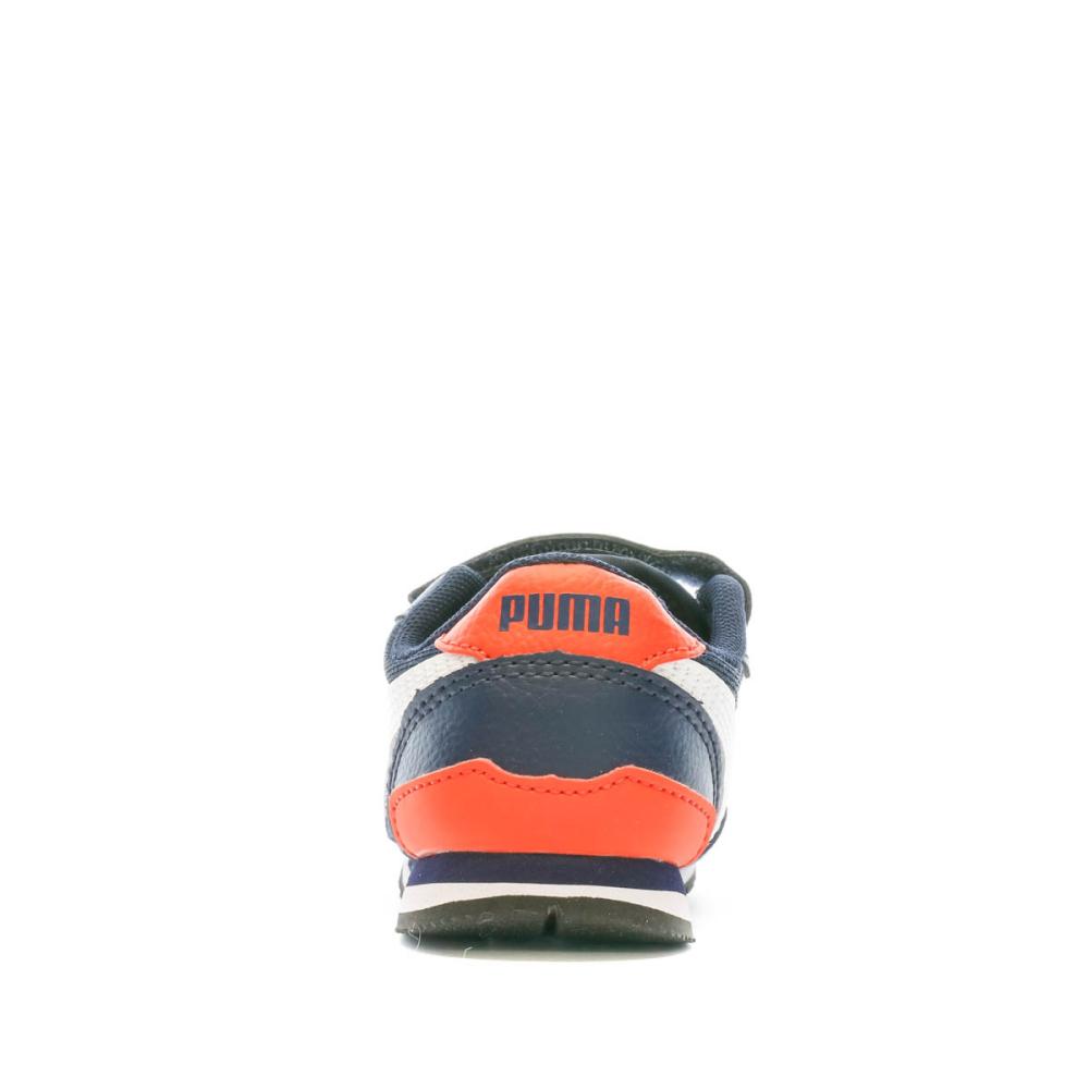 Baskets Marine Garçon Puma Runner vue 3