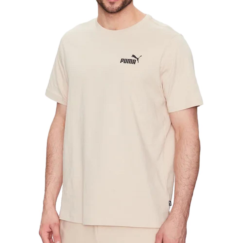 T-shirt Beige Homme Puma Fd Ess Smal pas cher