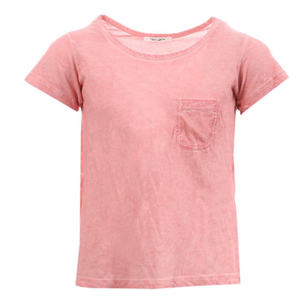 T-shirt Rose Fille Teddy Smith Toise pas cher