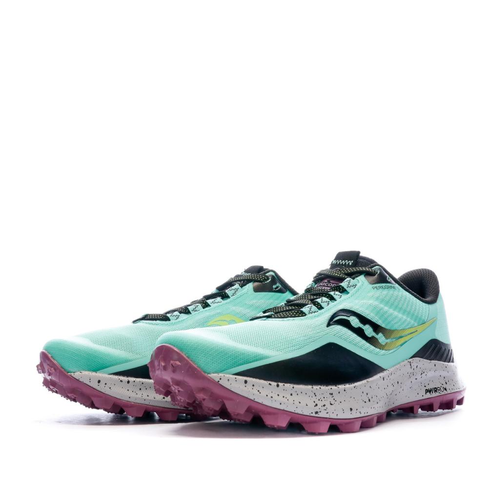 Chaussures De Trail Turquoise Femme Saucony Peregrine 12 vue 6