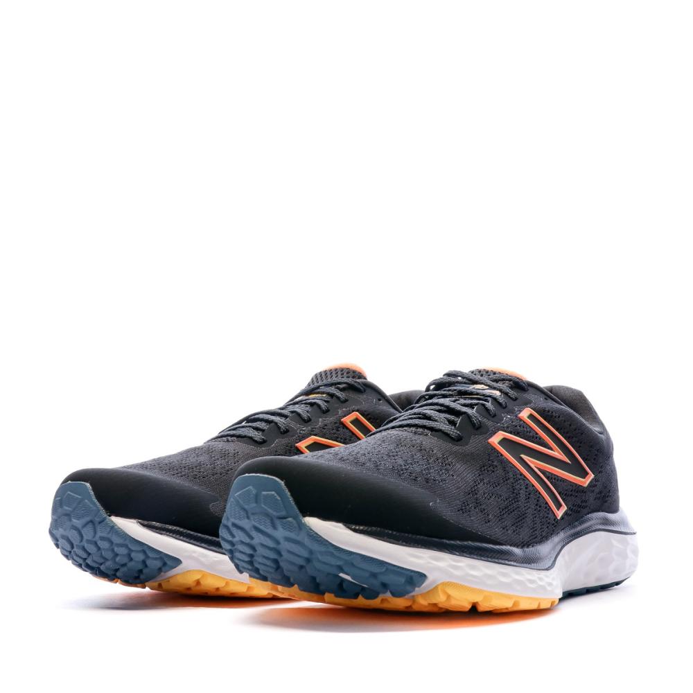 Chaussures de running Noir/Orange Homme New Balance 680v7 vue 6
