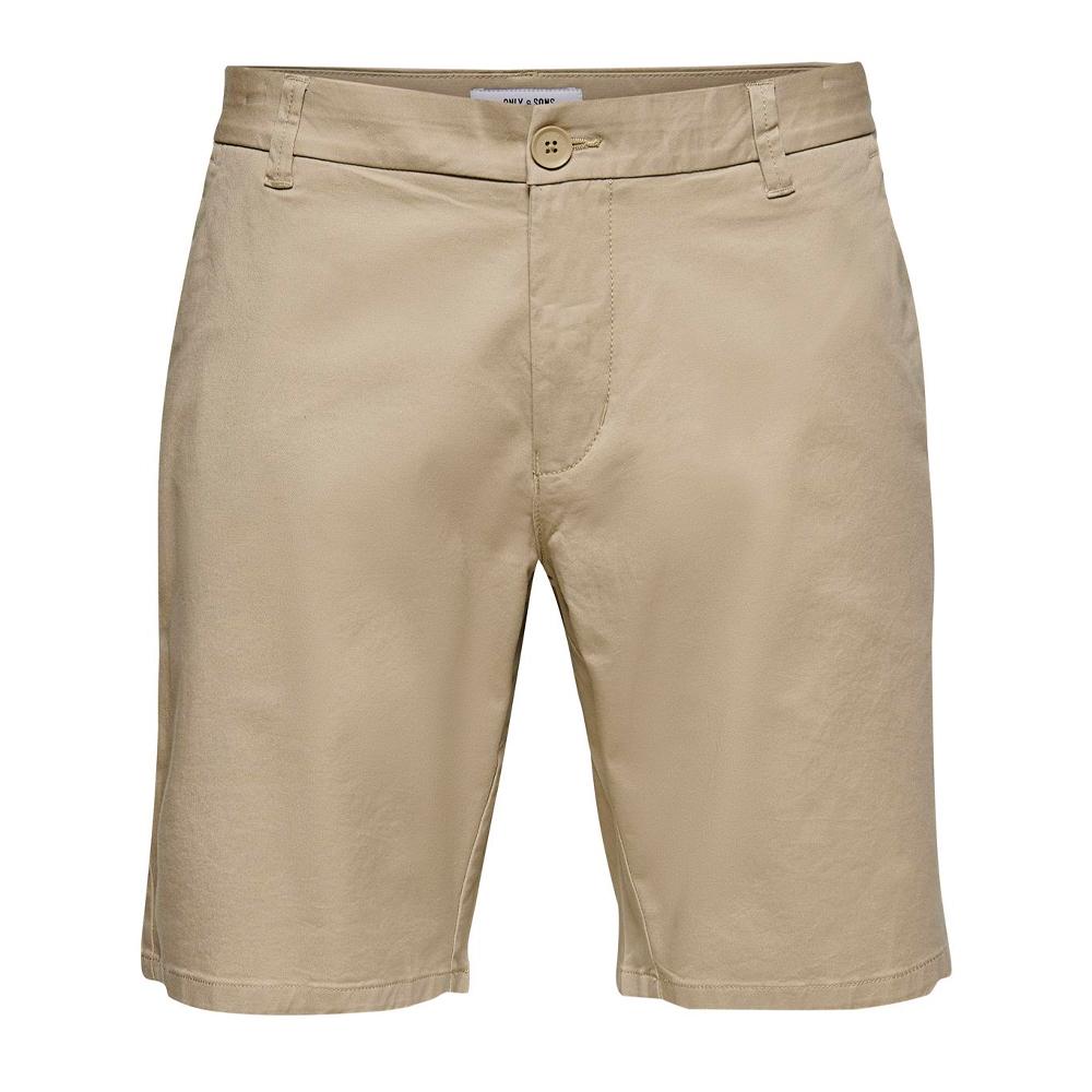 Short Chino Beige Homme ONLY & SONS 22018237 pas cher