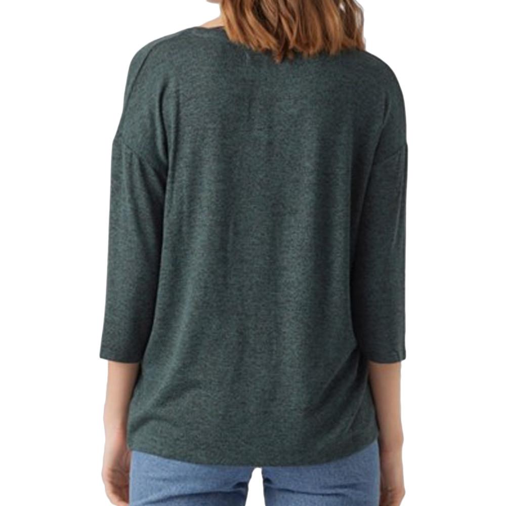 Pull Vert Femme Vero Moda Brianna 3/4 vue 2