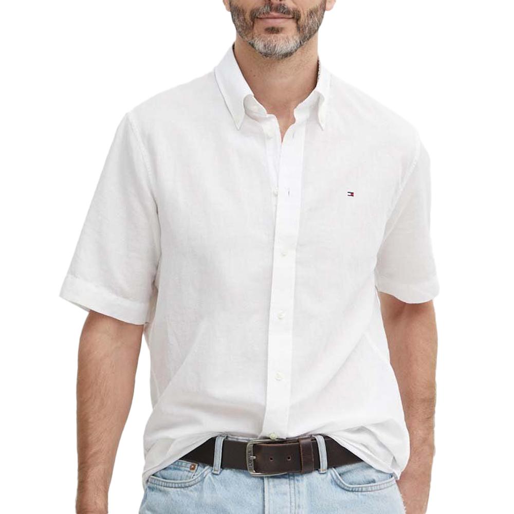 Chemise tommy blanche homme fashion